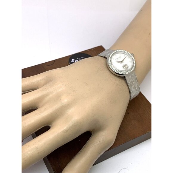 Versus by Versace Women's Watch VSPZJ0421 Silver Dial Mesh Steel Band 28mm - Picture 5 of 14